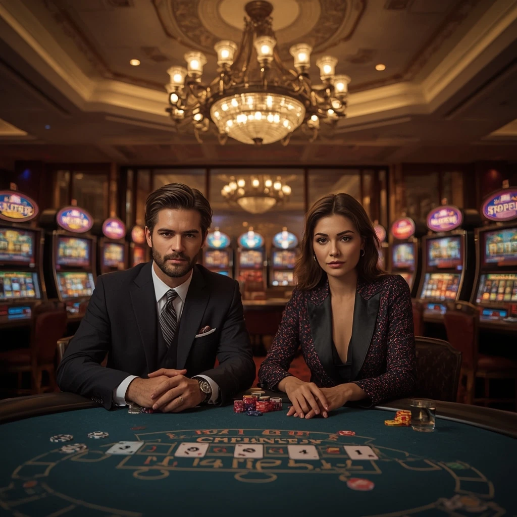 Dos jugadores de póker en BETONWIN CASINO